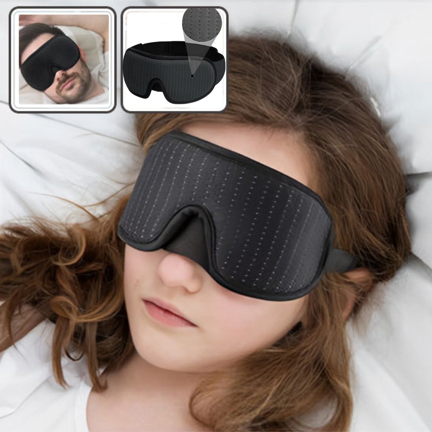 Weighted Eye Mask | RoyalRest Sleep 3D™ - Royalty Sleepy